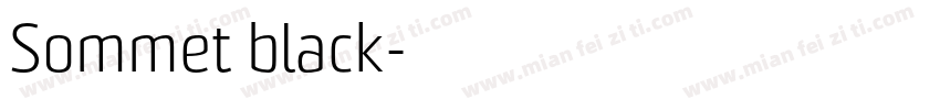 Sommet black字体转换